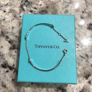 Tiffany Sterling Silver Double Smile T 